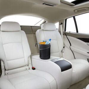 CAR TRASH CAN TRAVEL PORTABLE BLACK CAR TRASH CAN TRAVEL PORTABLE BLACK